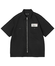 X-girl × PEELS ZIP UP SHIRT
