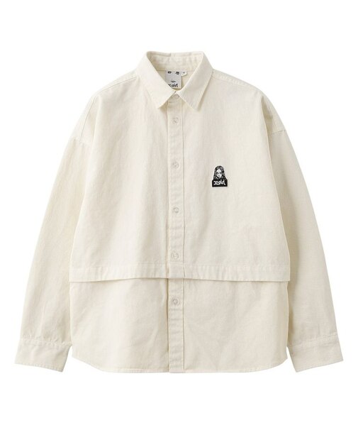 FACE PATCH 2WAY LENGTH L/S SHIRT