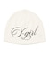 SPRAY LOGO AND STUDDED BEANIE
