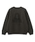 FACE EMBROIDERY KNIT TOP