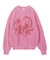 HEART SPRAY LOGO KNIT TOP