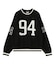 NUMBERING JACQUARD KNIT TOP