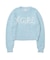 LOGO JACQUARD SHAGGY KNIT TOP