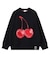 CHERRY JACQUARD KNIT TOP
