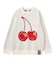 CHERRY JACQUARD KNIT TOP