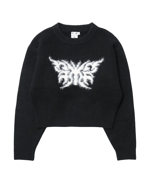TRIBAL BUTTERFLY KNIT TOP