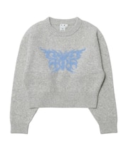 TRIBAL BUTTERFLY KNIT TOP