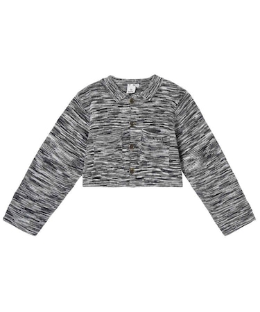 MELANGE KNIT CARDIGAN