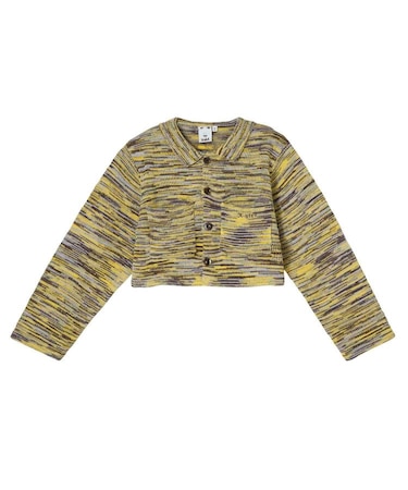 MELANGE KNIT CARDIGAN