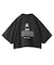FACE OPEN COLLAR CROPPED SHIRT