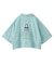 FACE OPEN COLLAR CROPPED SHIRT