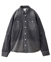 DENIM 2WAY SHIRT