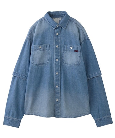 DENIM 2WAY SHIRT