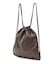 FAUX LEATHER KNAPSACK