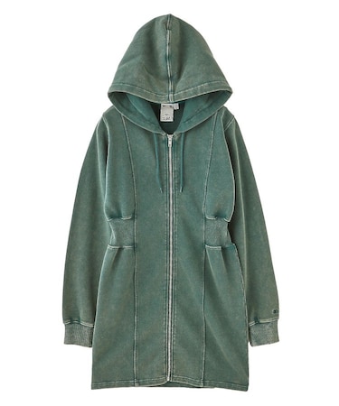 DUSTY ZIP UP SWEAT HOODIE DRESS