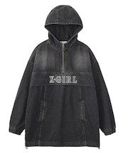 DENIM ANORAK DRESS