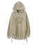 COLLEGE LOGO DRAWSTRING SWEAT DRESS