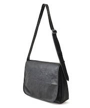TRIBAL HEART FAUX LEATHER MESSENGER BAG