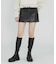 FAUX LEATHER MINI SKIRT