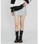 FAUX LEATHER MINI SKIRT