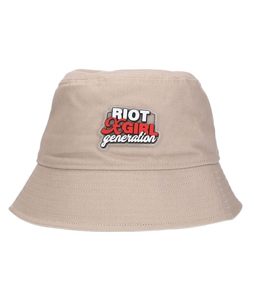 DOUBLE LOGO BUCKET HAT