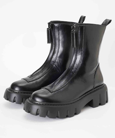 CENTER ZIP SHORT BOOTS