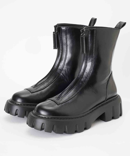 CENTER ZIP SHORT BOOTS
