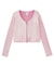FADED RIB ZIP UP COMPACT CARDIGAN