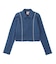ONE POINT BUTTERFLY ZIP UP TOP