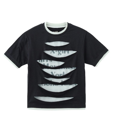 DISTRESSED S/S BABY TEE