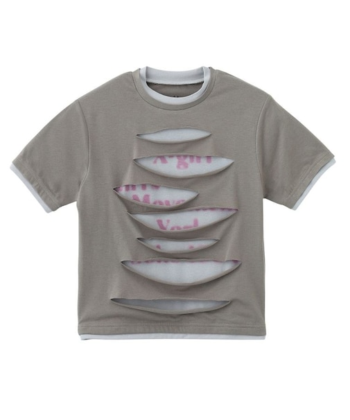 DISTRESSED S/S BABY TEE