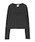 STAR STRIPED SLEEVE SHEER L/S TOP