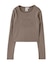 DISTRESSED LOGO PATCH L/S COMPACT TOP