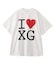 STENCIL I LOVE XG LOGO S/S BIG TEE DRESS