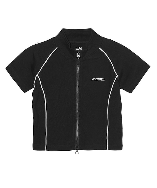 RACING ZIP UP TOP