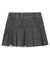 BOX PLEAT DENIM MINI SKIRT