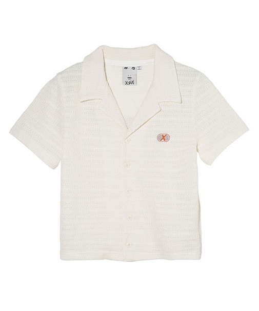 OPEN COLLAR COMPACT SHIRT