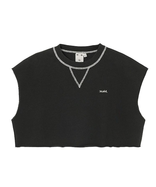 CROPPED SWEAT VEST