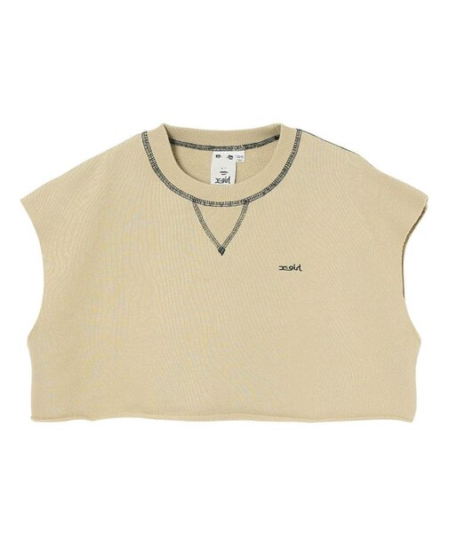 CROPPED SWEAT VEST