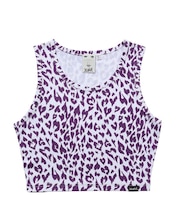 HEART LEOPARD TANK TOP