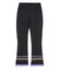 PARTIAL STRIPE KNIT PANTS