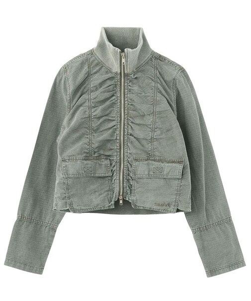SHIRRING SHIRT JACKET