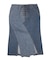 LACE UP DENIM SKIRT