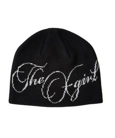 GLITTER LOGO BEANIE