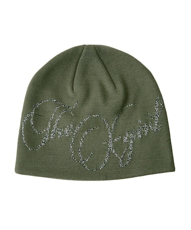 GLITTER LOGO BEANIE