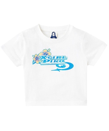 X-girl x PIKO S/S BABY TEE