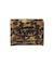 TONAL OVAL LOGO BUCKLE FAUX LEATHER MINI WALLET
