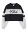 CHEERFUL LOGO CROPPED SWEAT TOP