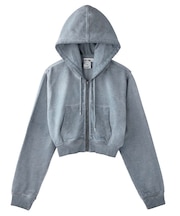 FADED COMPACT ZIP UP HOODIE