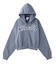 X-girl STAR LOGO ZIP UP HOODIE